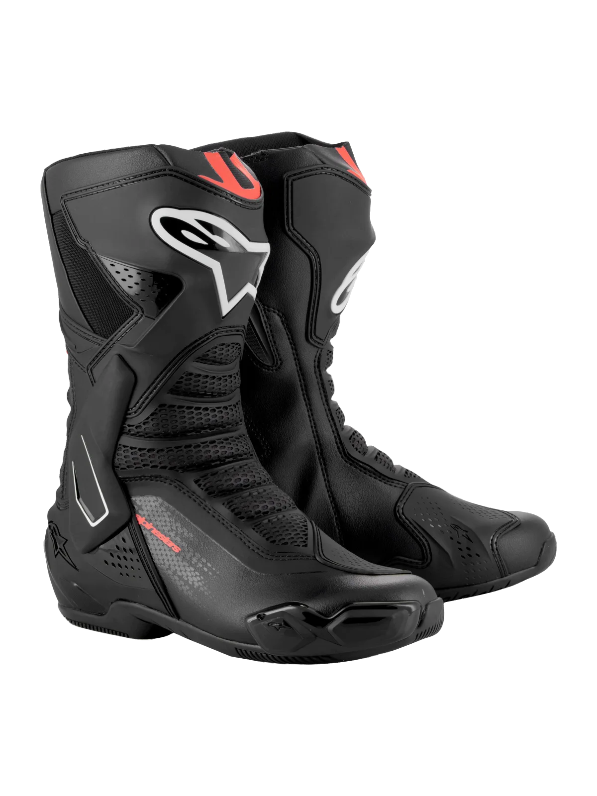 Ботуши Alpinestars SMX-6 V3 Black Red Fluo