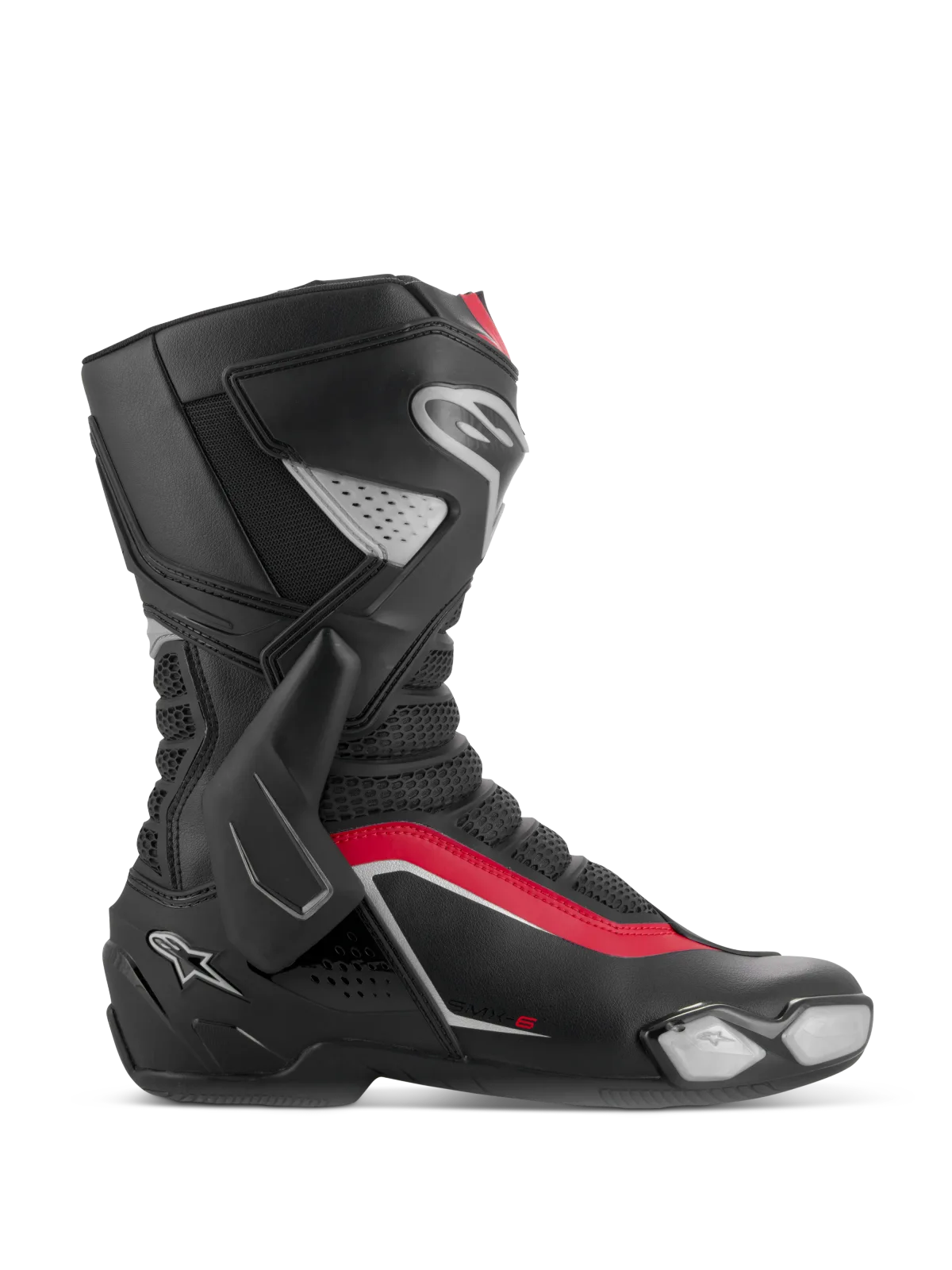 Ботуши Alpinestars SMX-6 V3 Black Silver Red