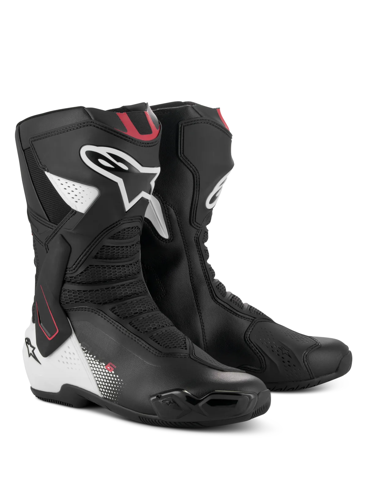Ботуши Alpinestars SMX-6 V3 Black White Red Graphic
