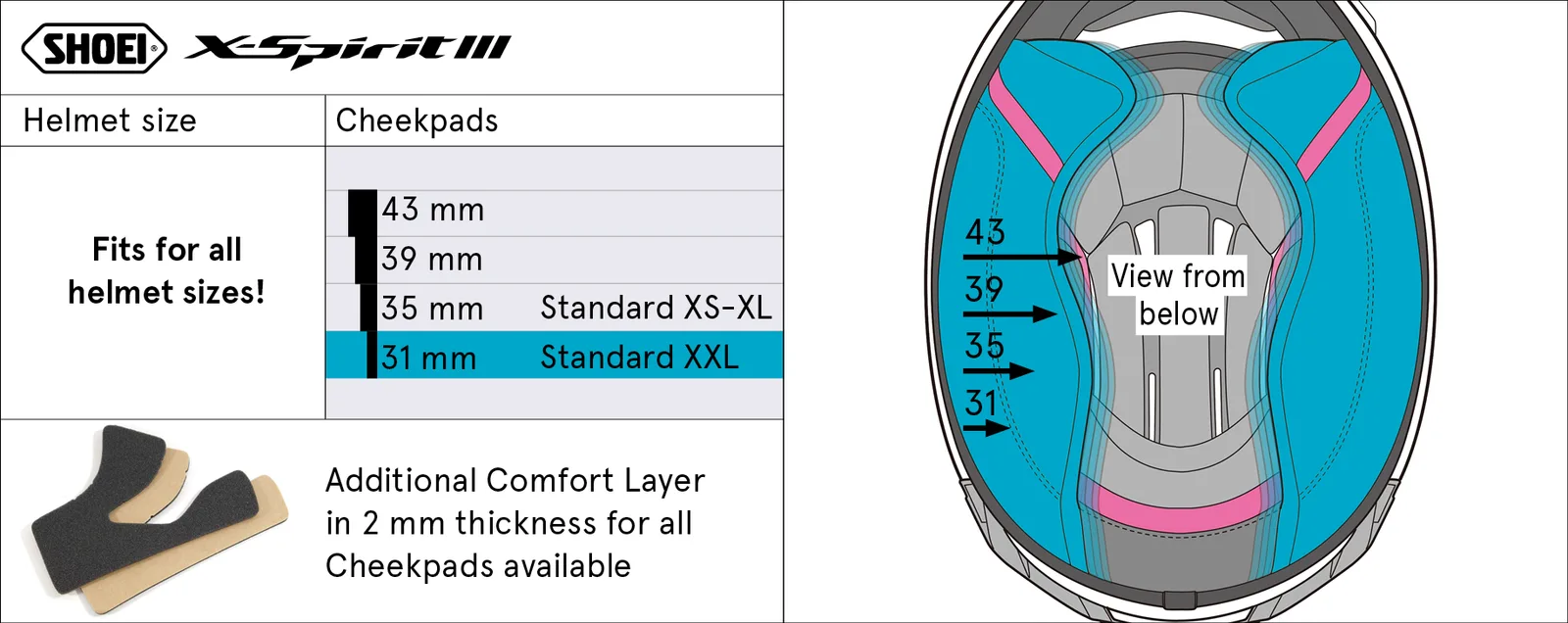Бузи SHOEI X-Spirit 3 (Type-I)
