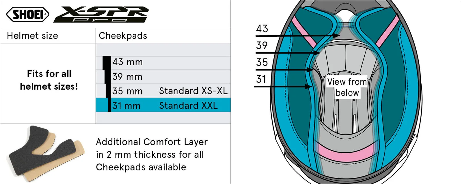 Бузи SHOEI X-SPR Pro / X-SPR Pro 02 (Type-P)