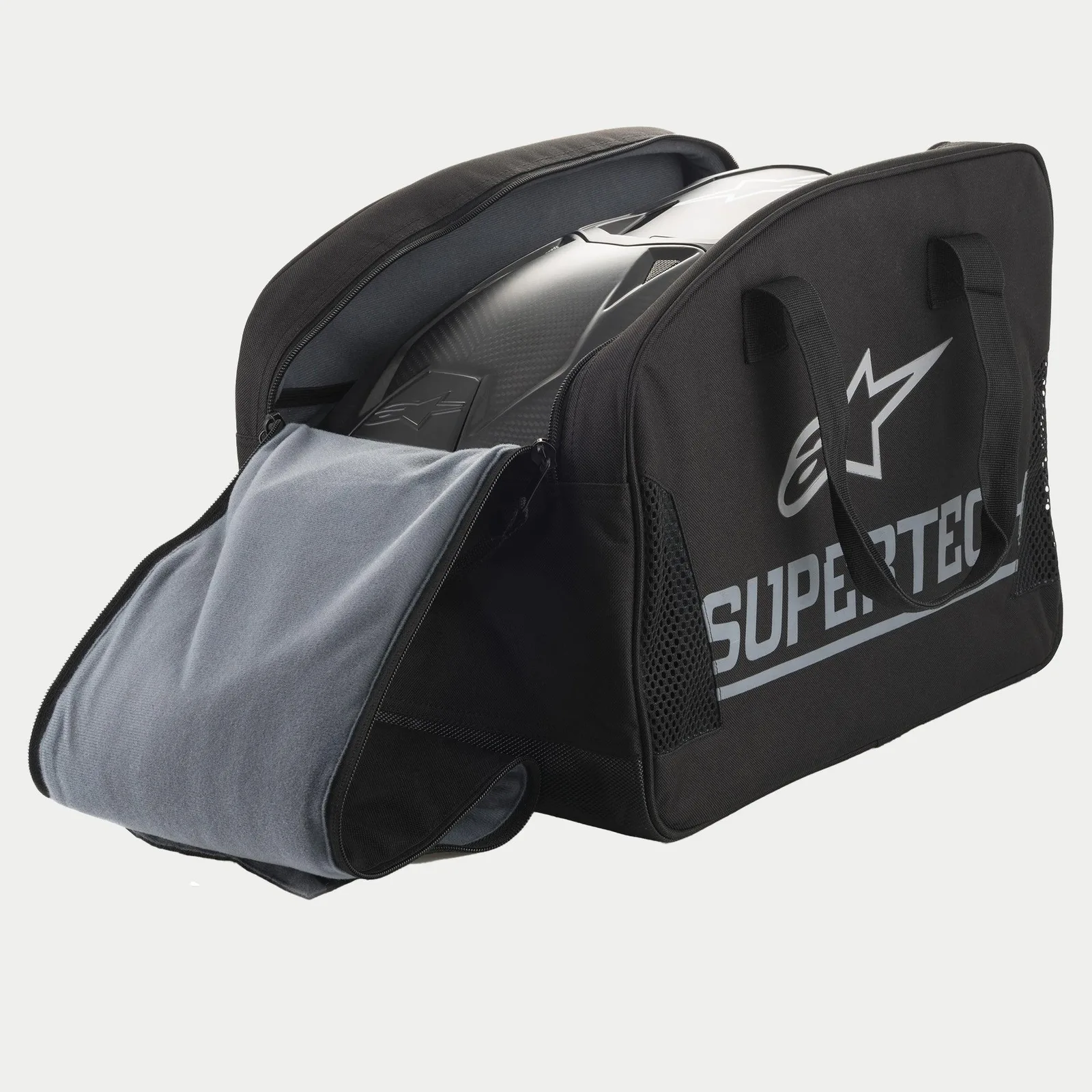 Чанта за каска Alpinestars Supertech Semi Rigid Black
