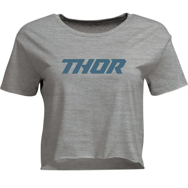 Дамска тениска Thor Crop Corp Gray