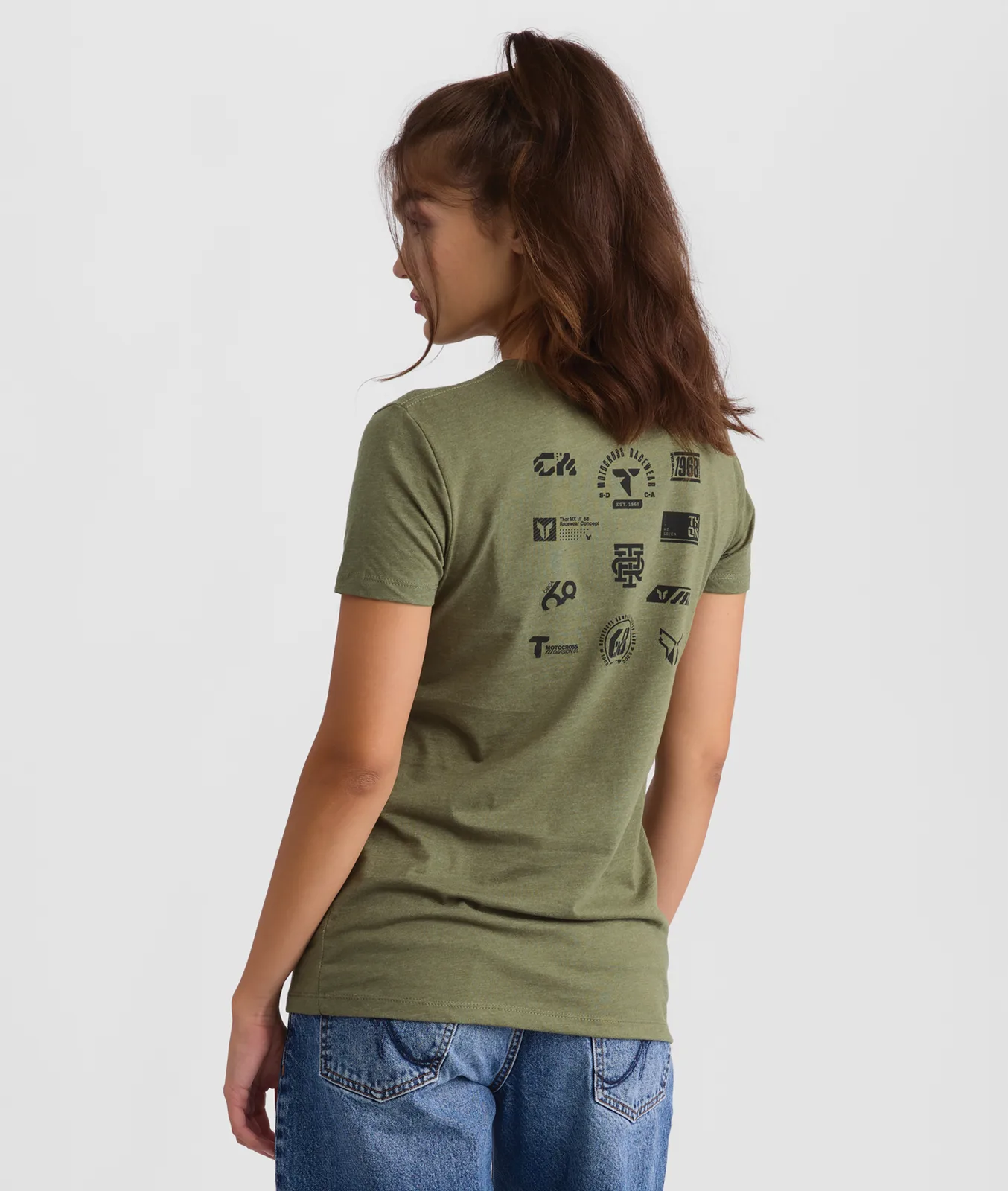 Дамска тениска Thor Patched Up Military Green