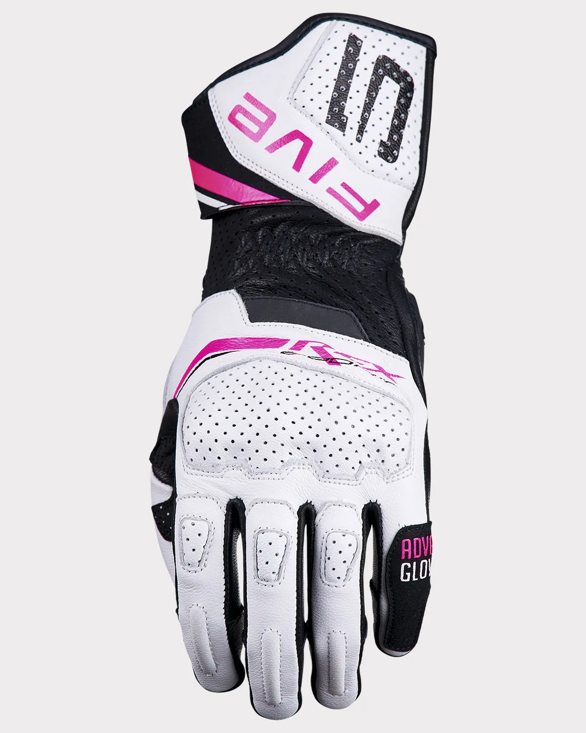 Дамски мото ръкавици Five RFX Sport EVO White Fluo Pink