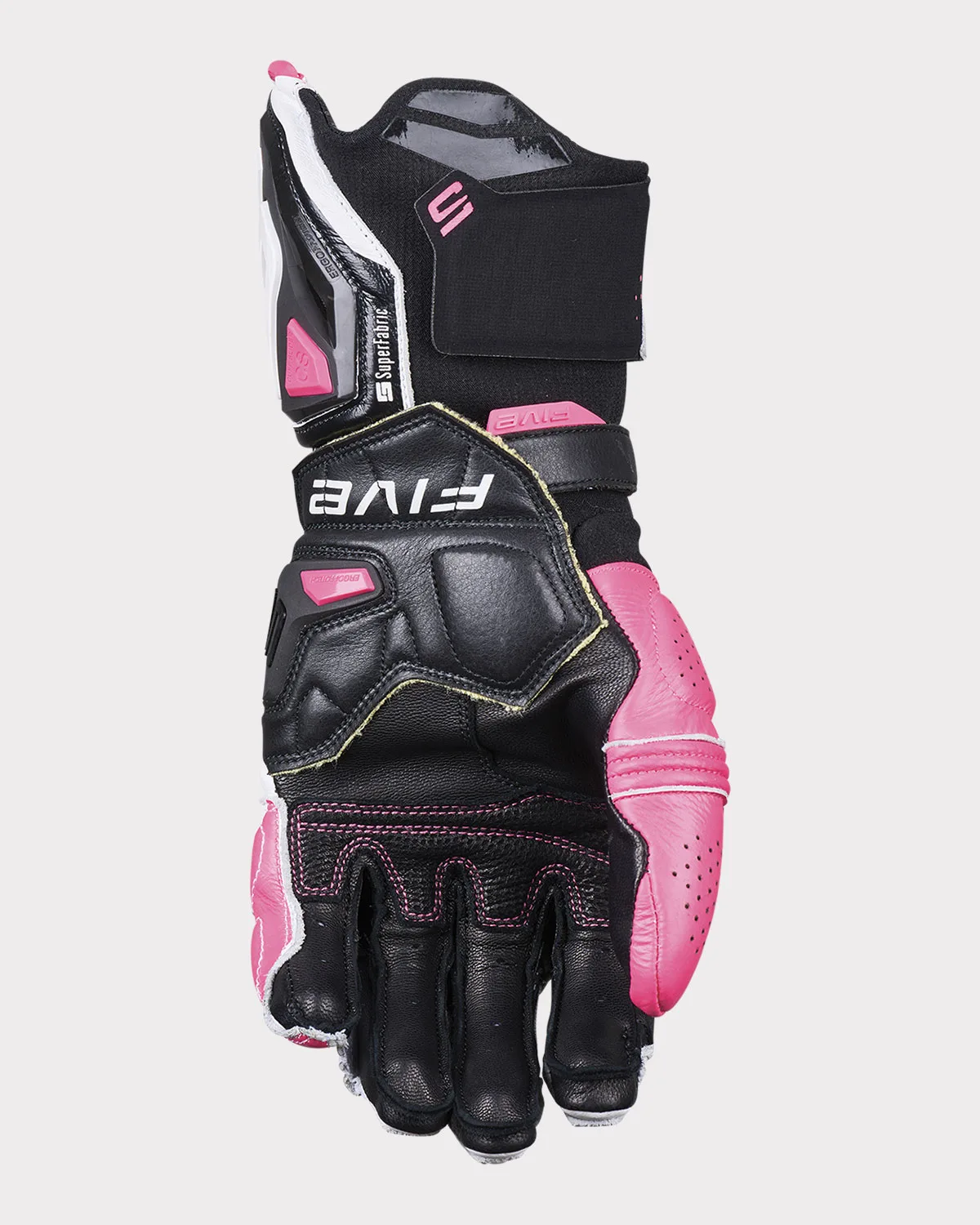 Дамски мото ръкавици Five RFX1 EVO White Fluo Pink