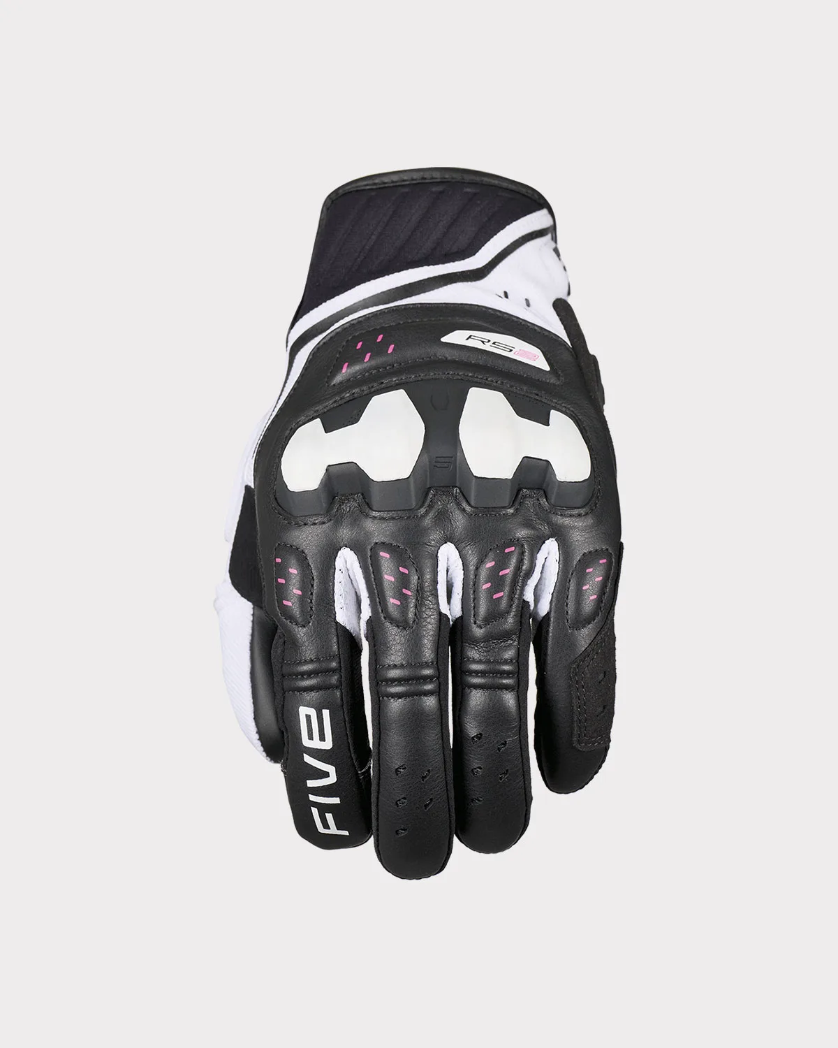 Дамски мото ръкавици Five RS2 EVO2 Black White Pink