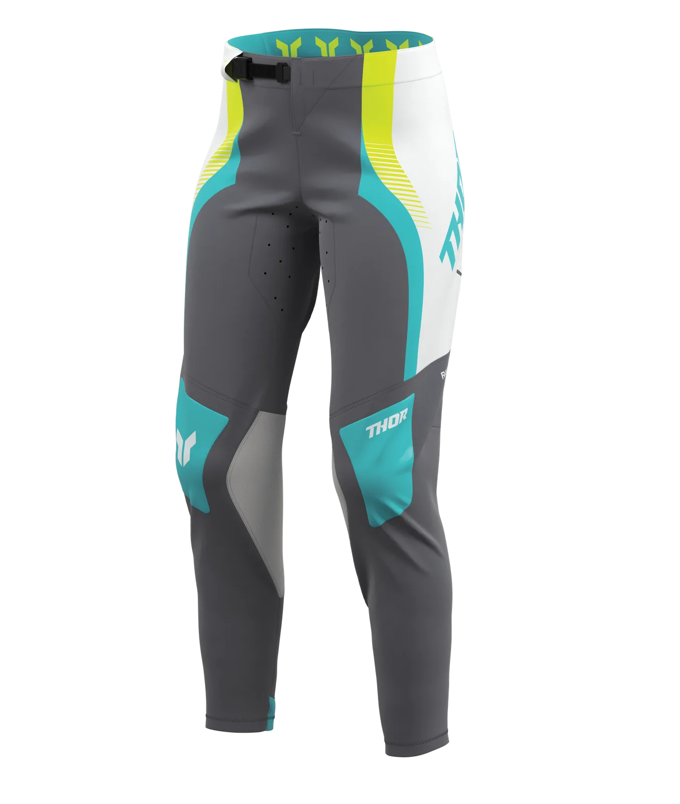 Дамски мотокрос панталон Thor Sportmode Velocity Gray Aqua