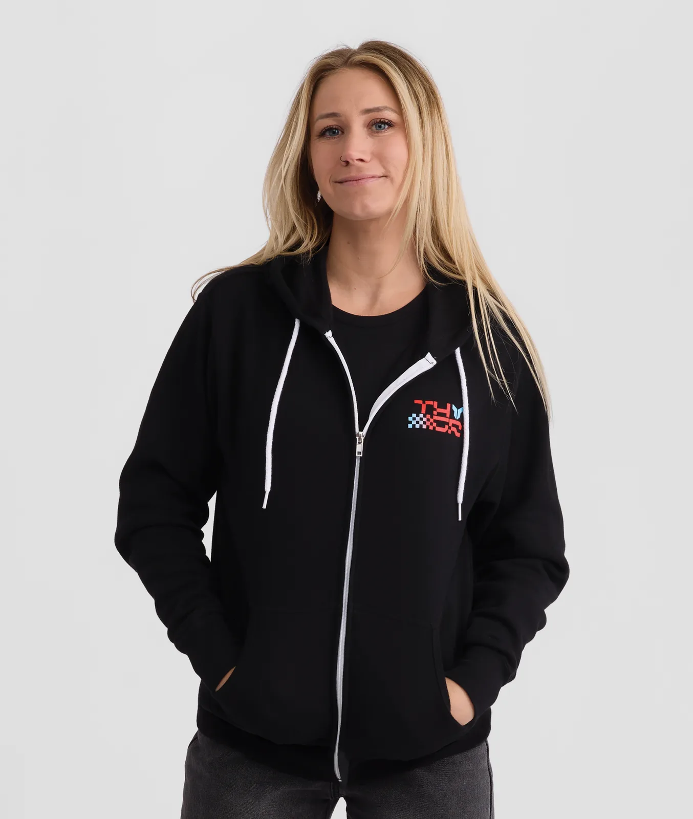 Дамски суитшърт Thor Vantage Zip-Up Black