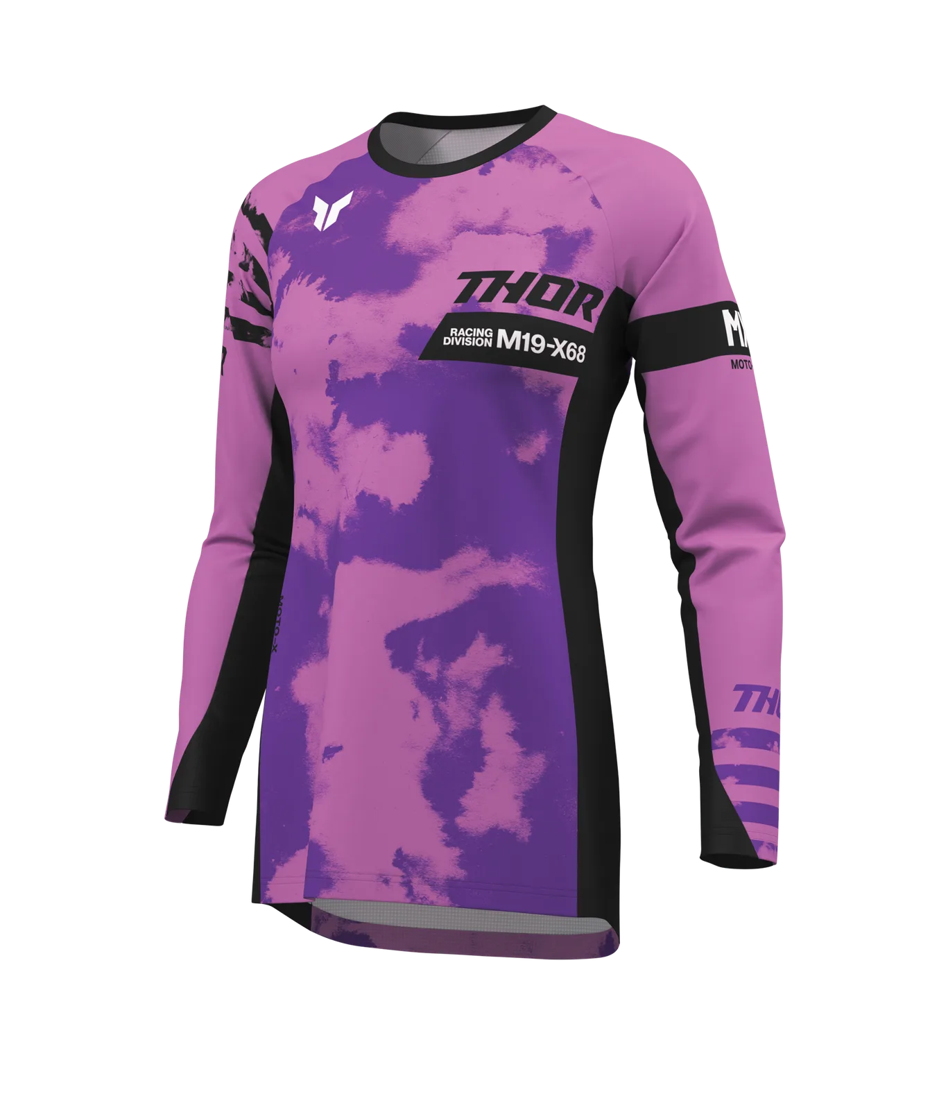 Дамско мотокрос джърси Thor Launchmode Bleach Black Orchid