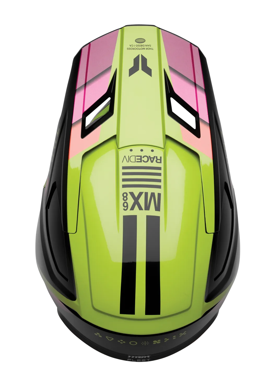 Детска мотокрос каска Thor Fleet Defy Black Acid
