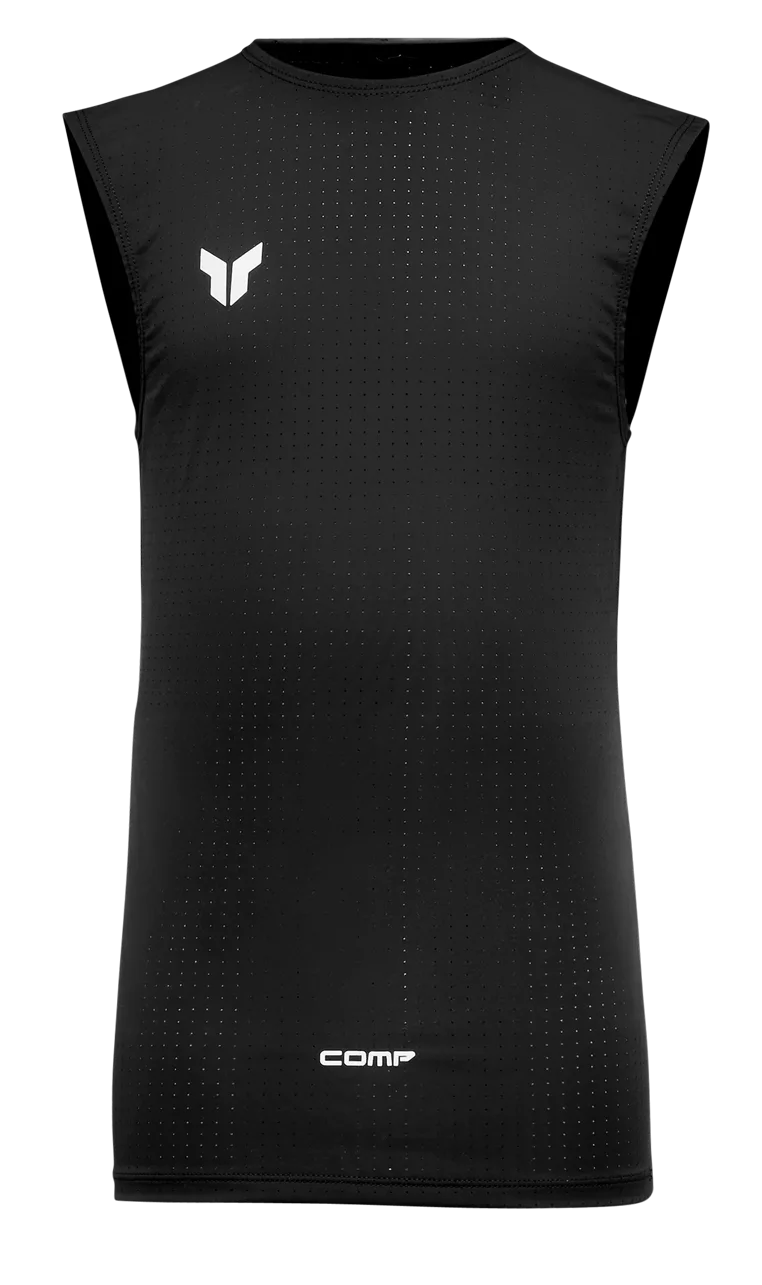 Детска термо блуза без ръкави Thor Comp Black