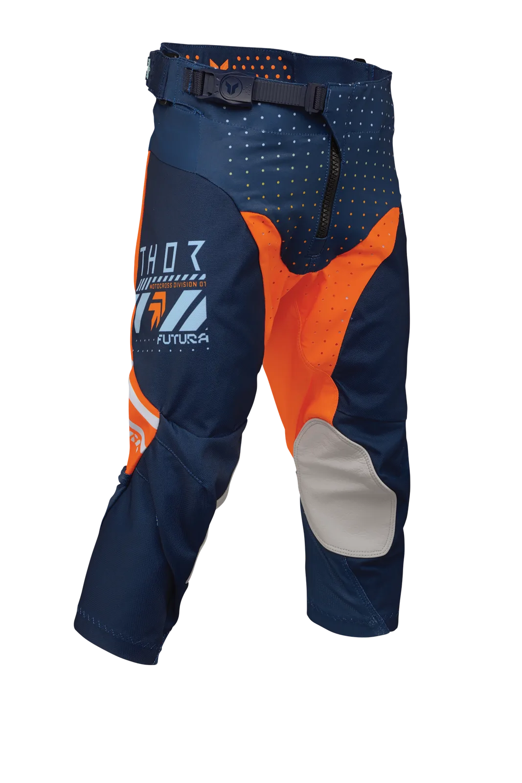 Детски мотокрос панталон Thor Launchmode Futura Navy Orange