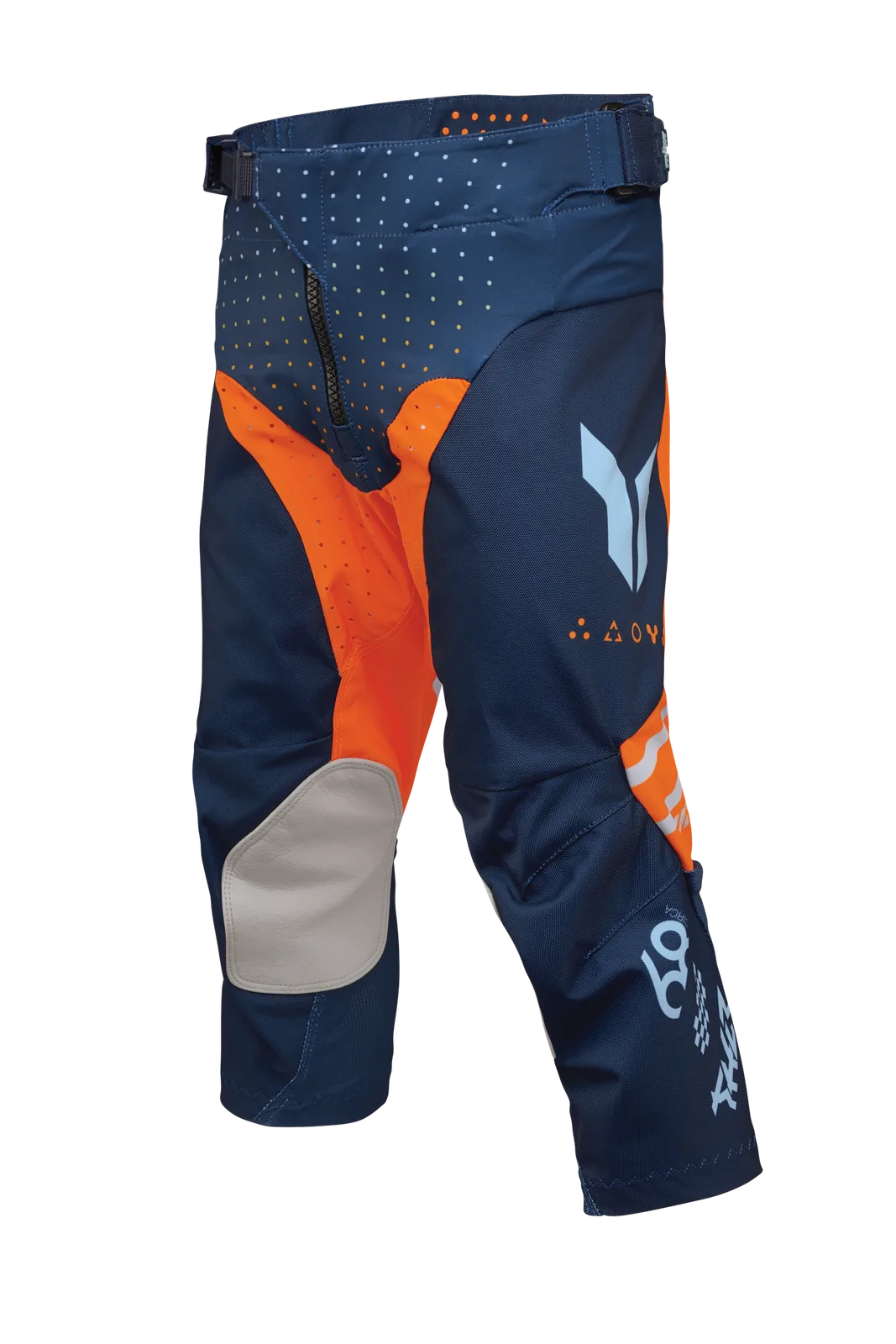 Детски мотокрос панталон Thor Launchmode Futura Navy Orange