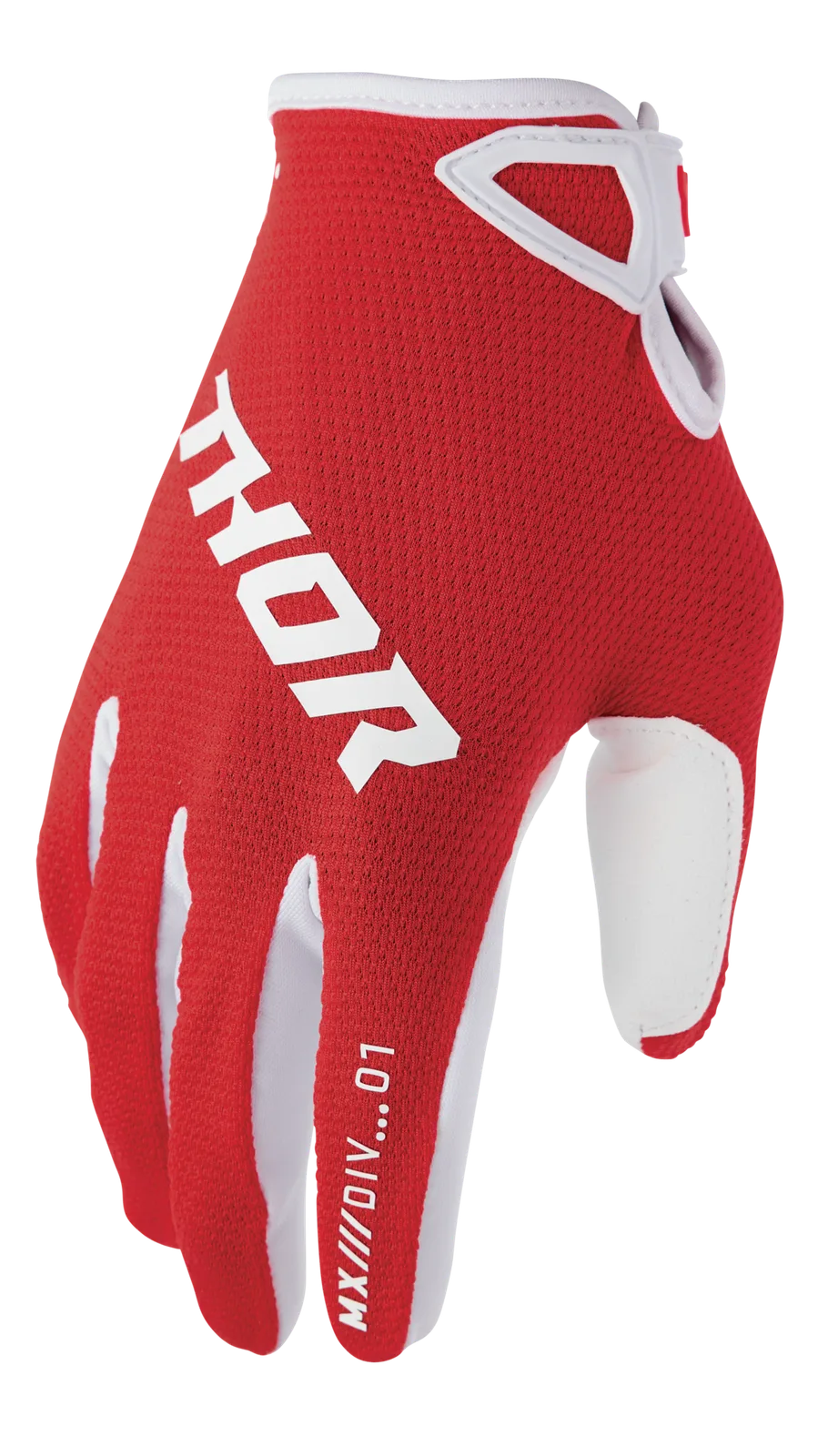 Детски мотокрос ръкавици Thor Ridemode Static Red