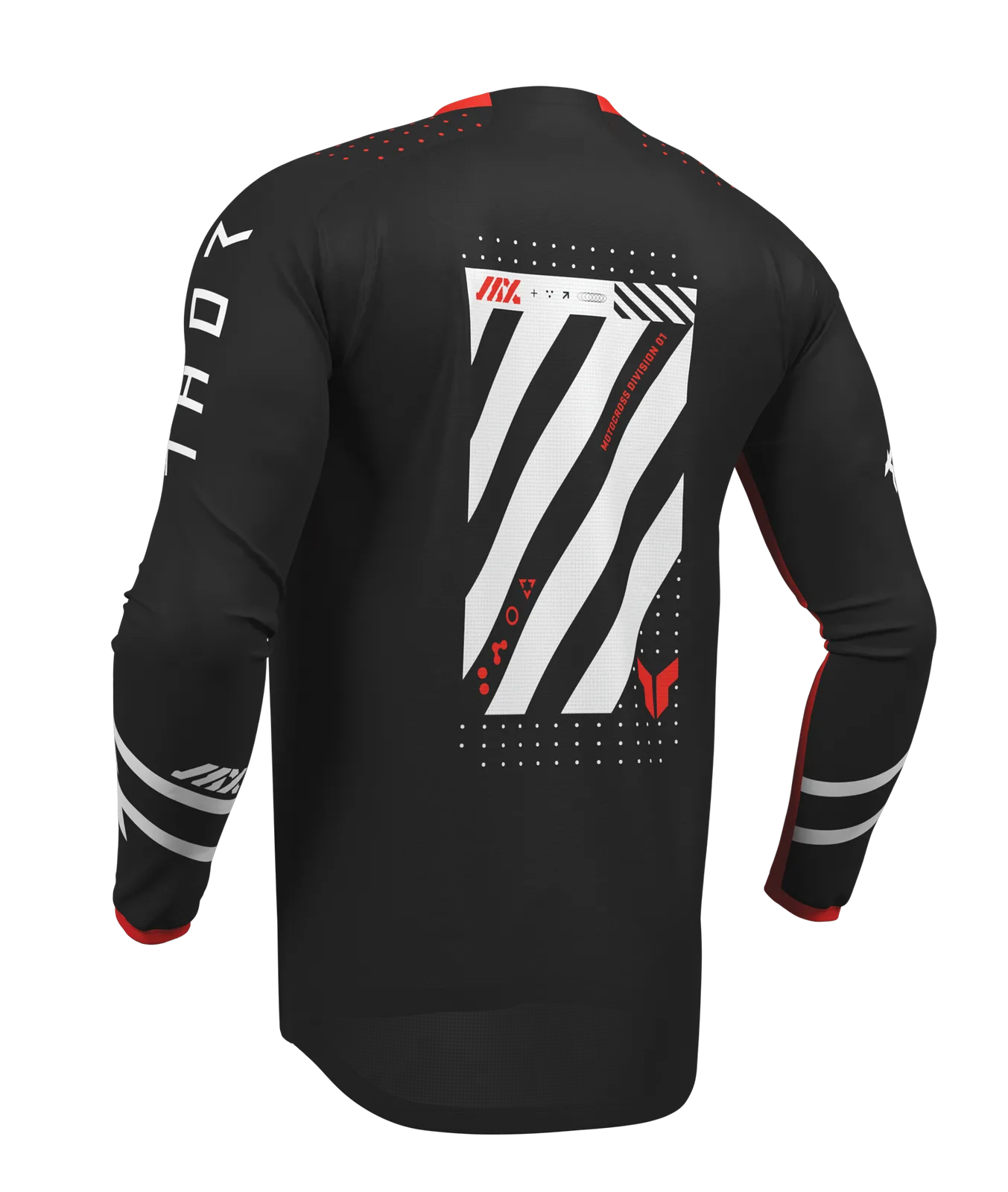 Детско мотокрос джърси Thor Launchmode Futura Black Red