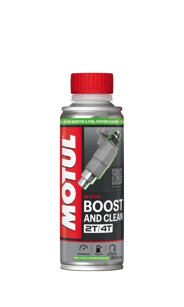 Добавка за гориво Motul Boost And Clean Moto — 200 ml