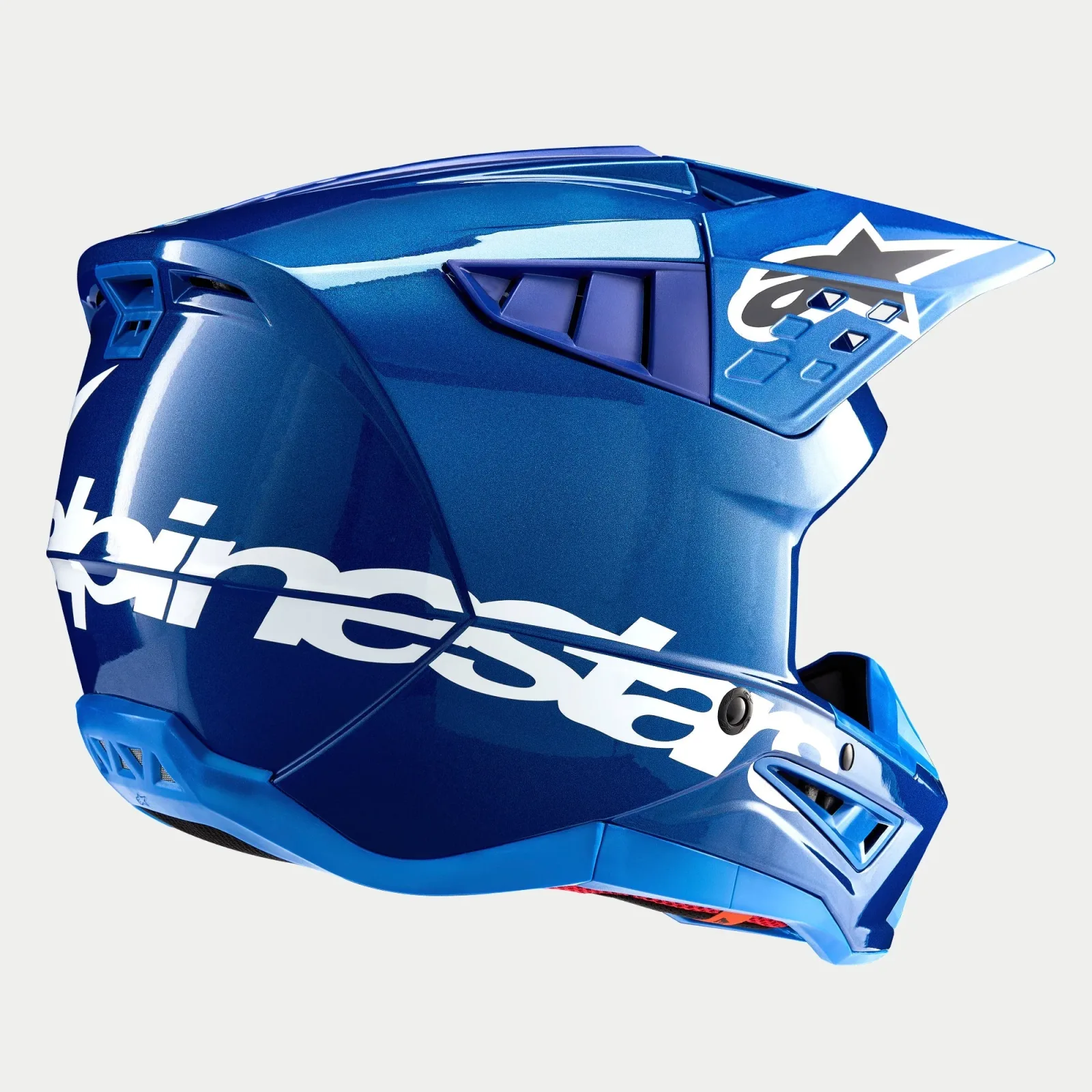 Каска Alpinestars SM5 Corp Blue Glossy