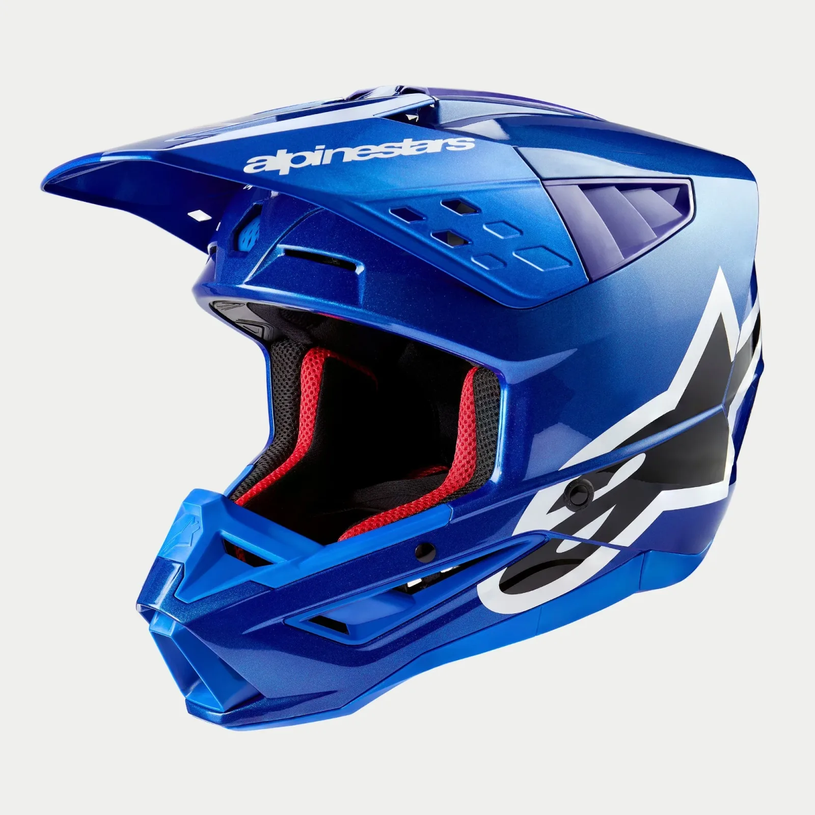 Каска Alpinestars SM5 Corp Blue Glossy