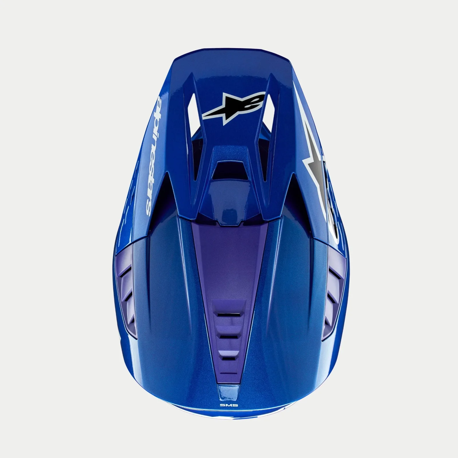 Каска Alpinestars SM5 Corp Blue Glossy