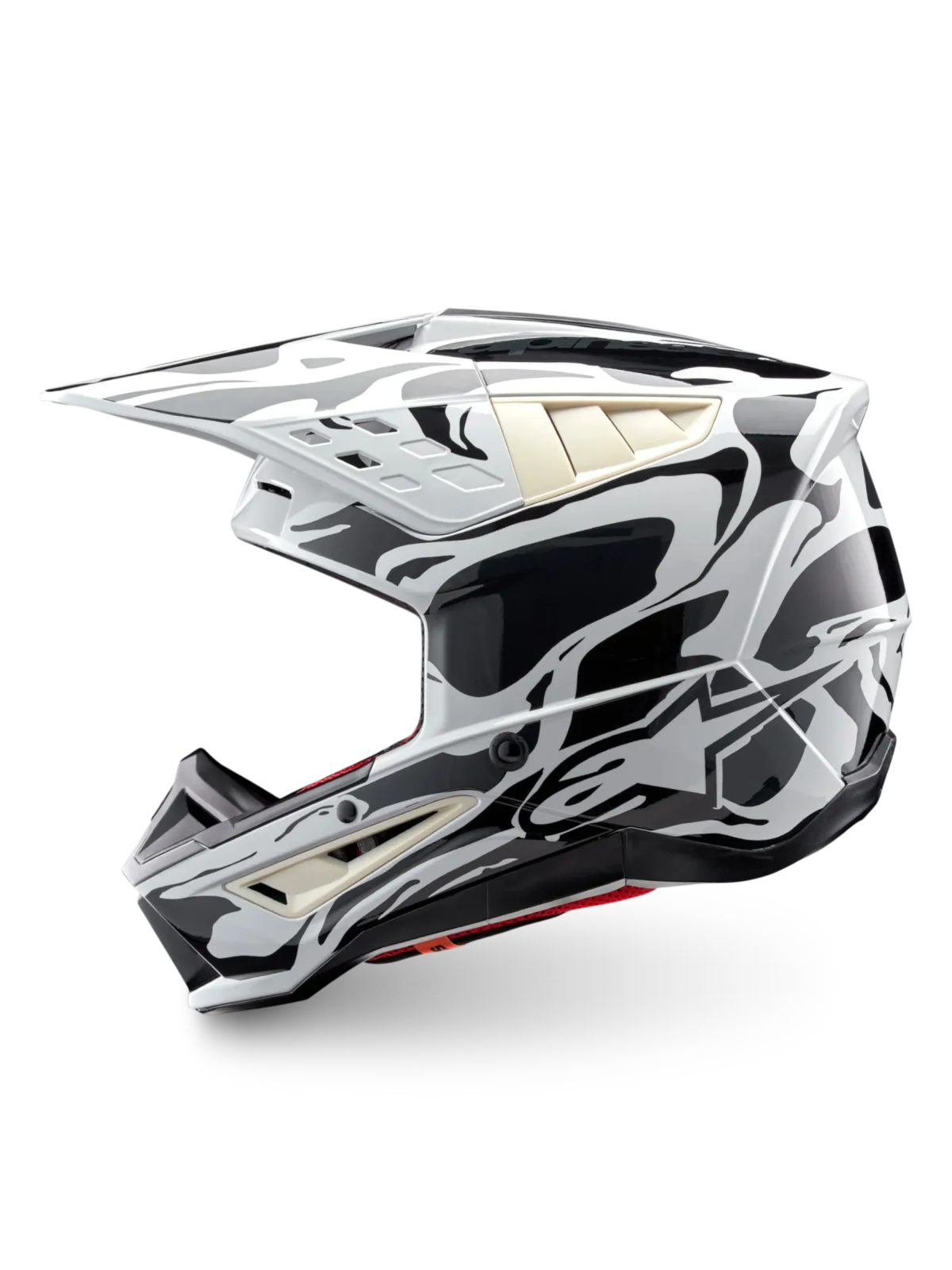 Каска Alpinestars SM5 Mineral Cool Gray Dark Gray Glossy