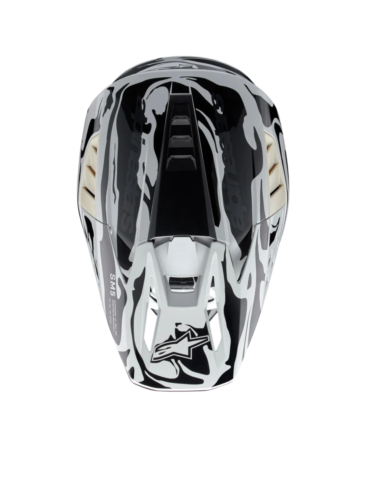 Каска Alpinestars SM5 Mineral Cool Gray Dark Gray Glossy