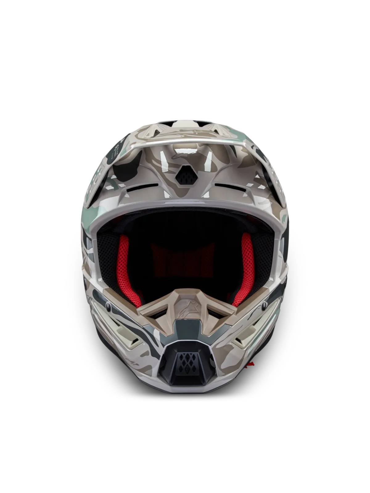 Каска Alpinestars SM5 Mineral Warm Gray Celadon Green Glossy