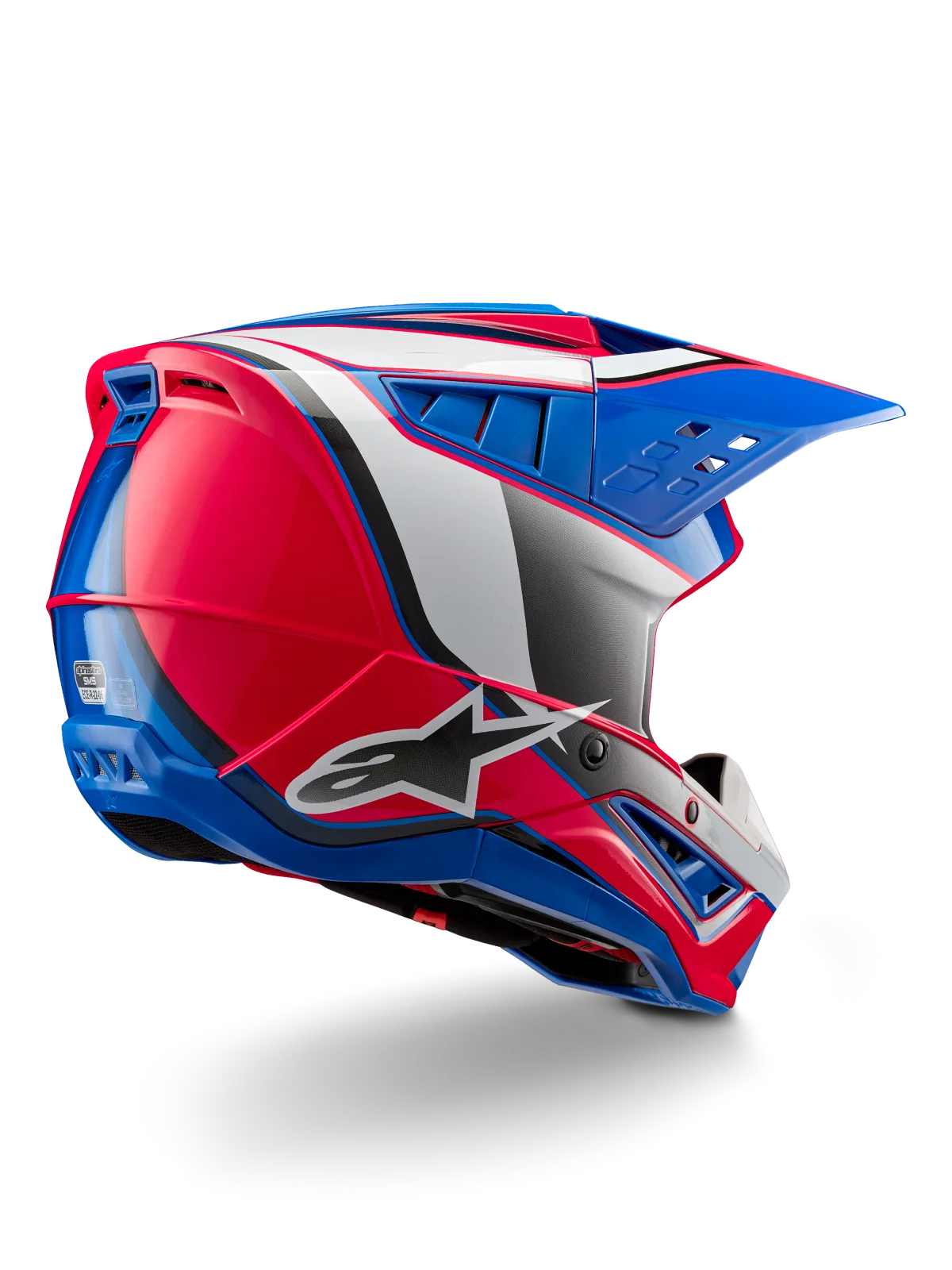 Каска Alpinestars SM5 Sail White Diva Pink Enamel Blue