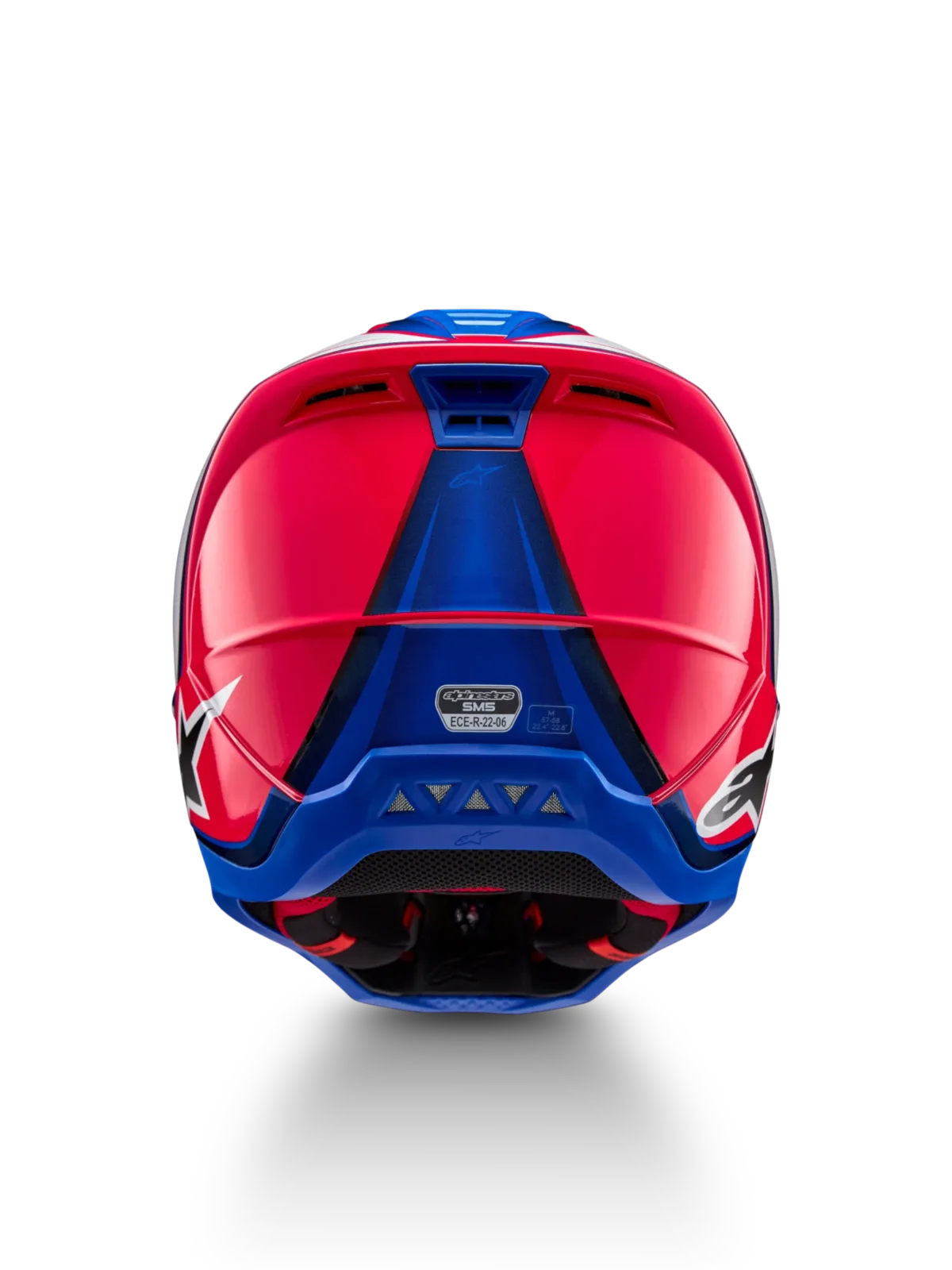 Каска Alpinestars SM5 Sail White Diva Pink Enamel Blue
