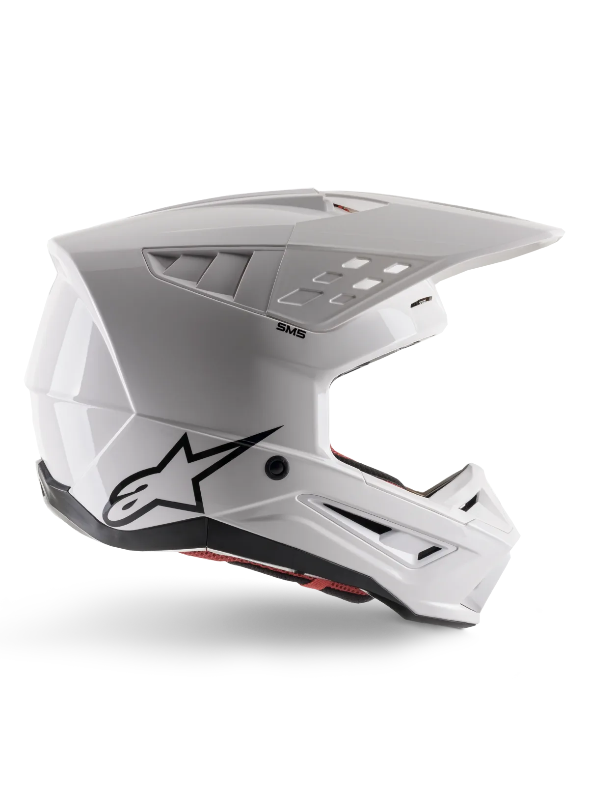 Каска Alpinestars SM5 Solid White Glossy