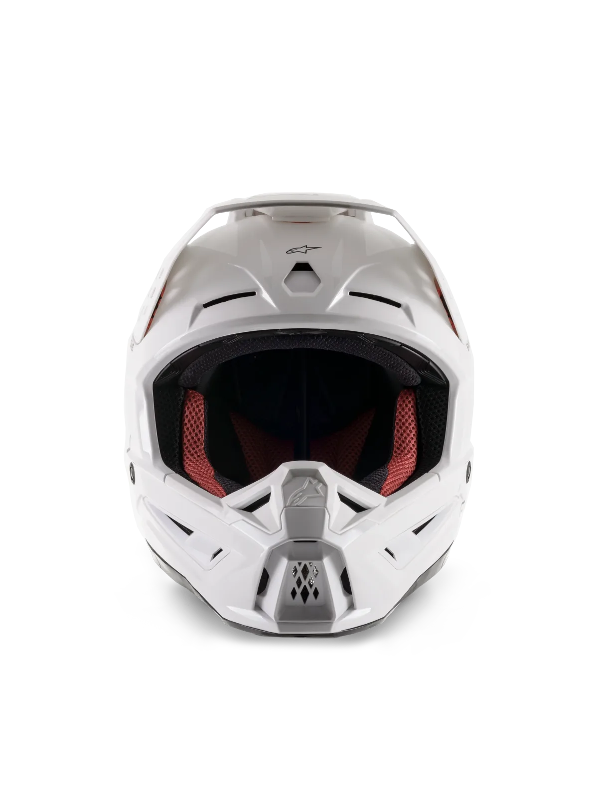 Каска Alpinestars SM5 Solid White Glossy