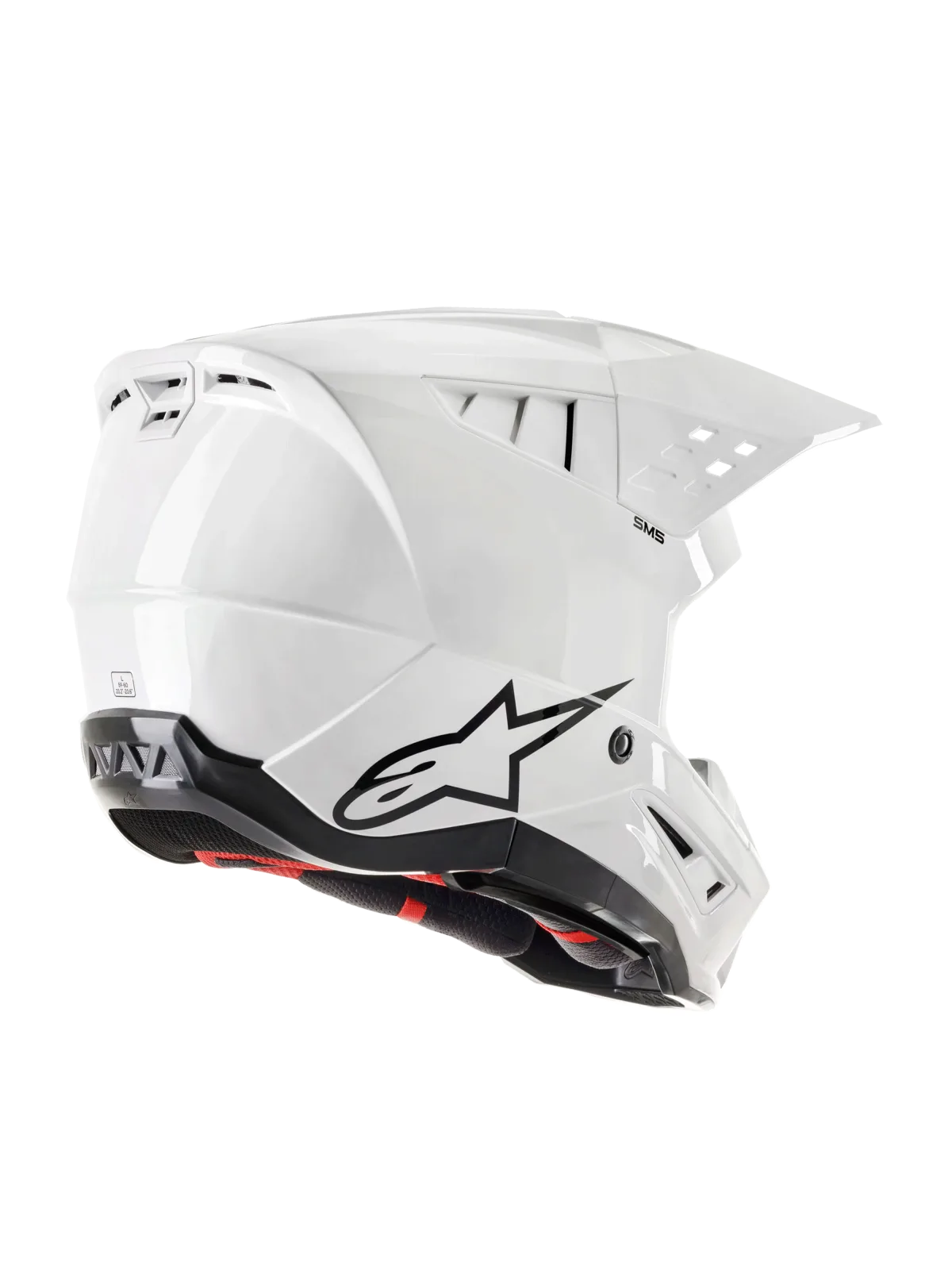 Каска Alpinestars SM5 Solid White Glossy