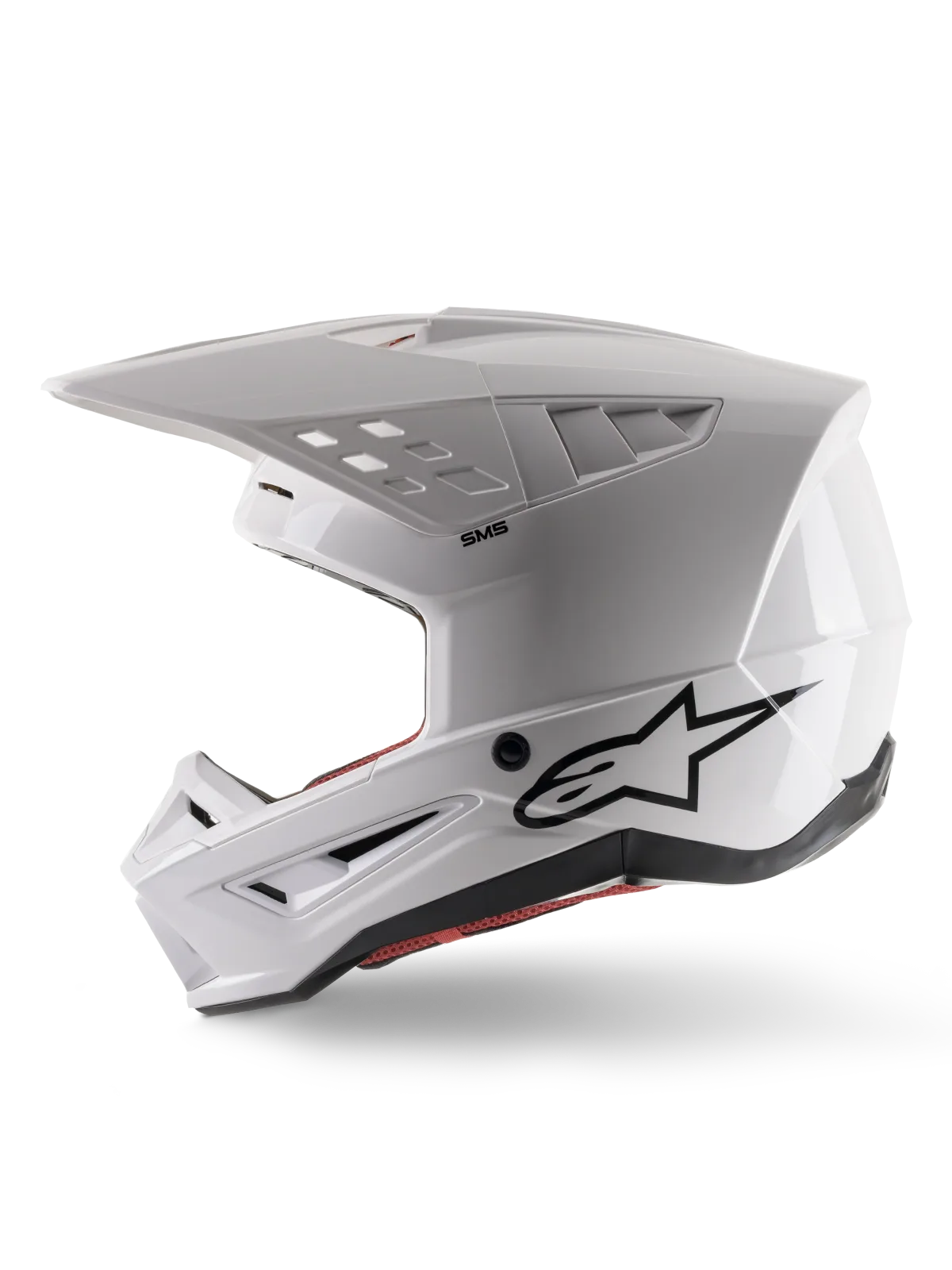 Каска Alpinestars SM5 Solid White Glossy