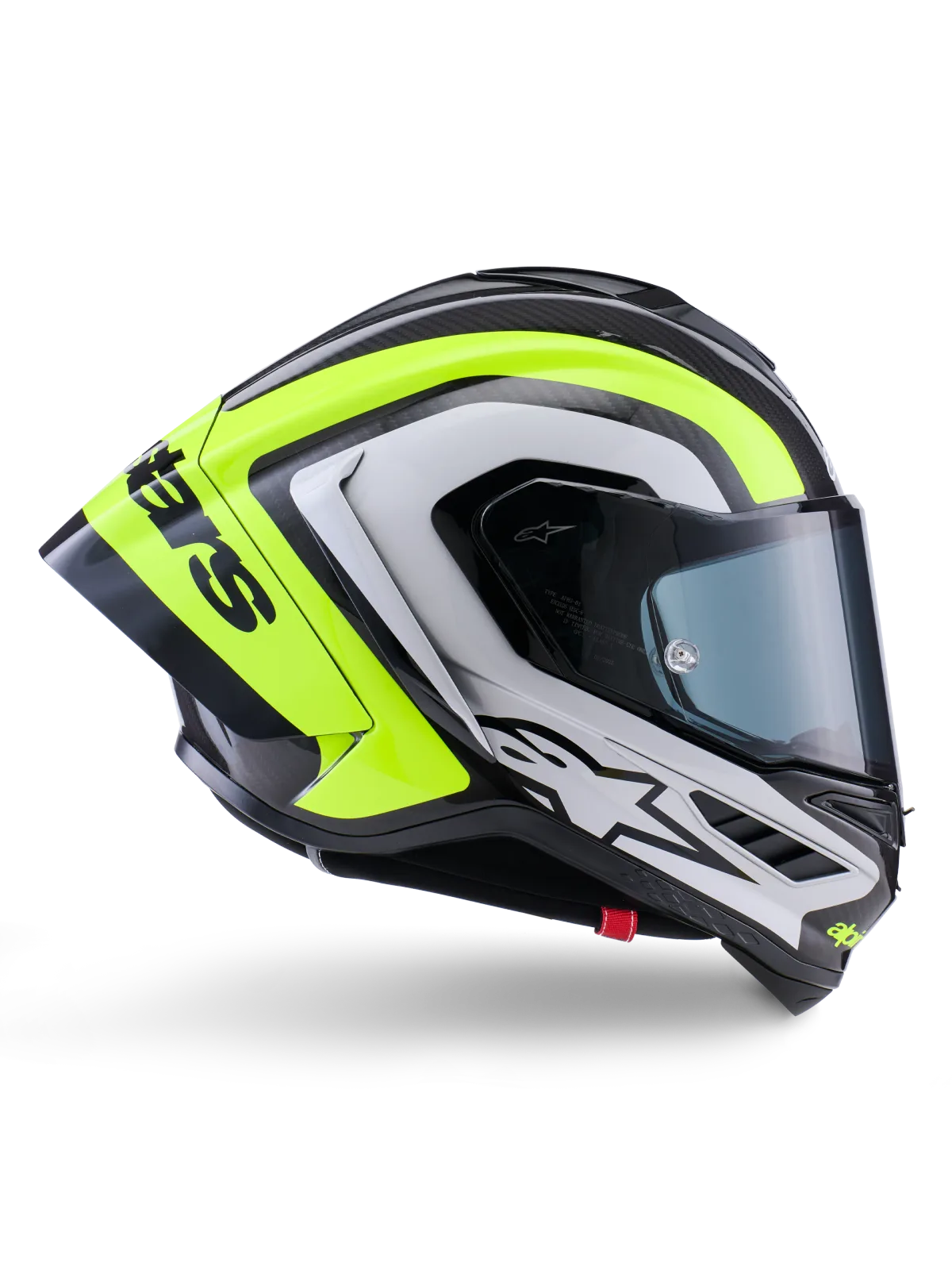 Каска Alpinestars Supertech R10 Arius Blk Silver Yellow Fluo Glossy