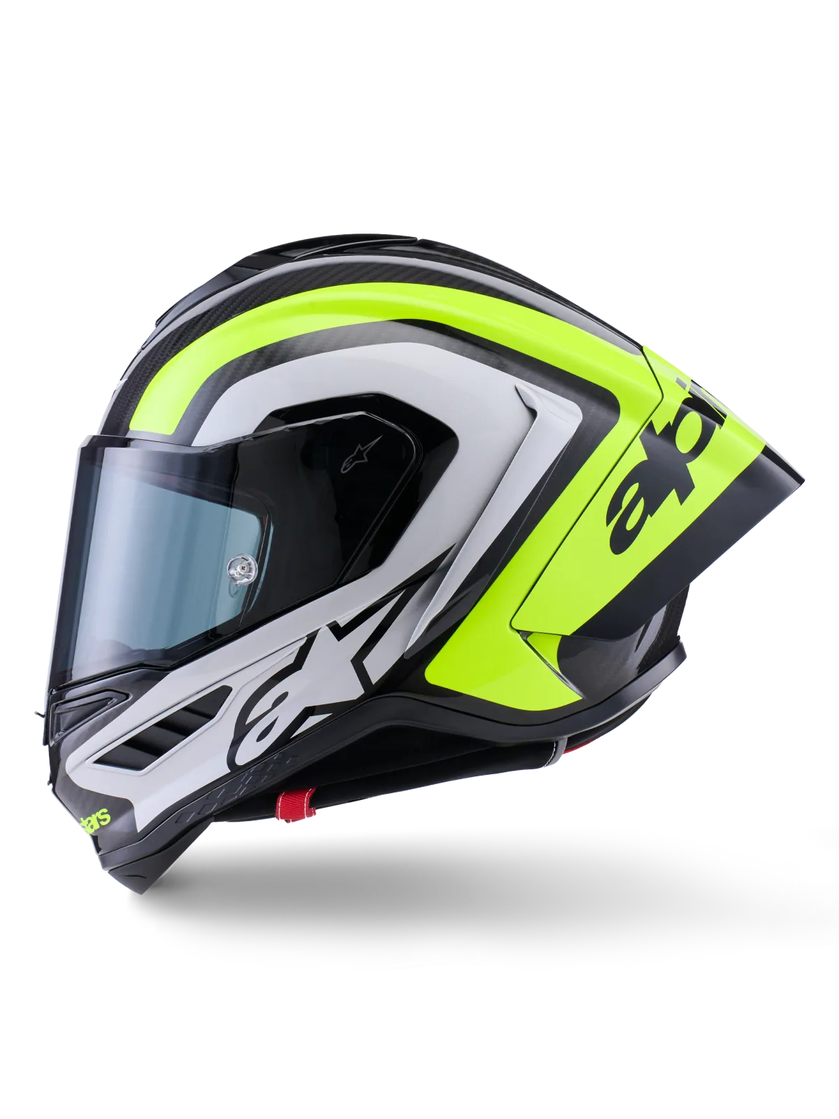 Каска Alpinestars Supertech R10 Arius Blk Silver Yellow Fluo Glossy
