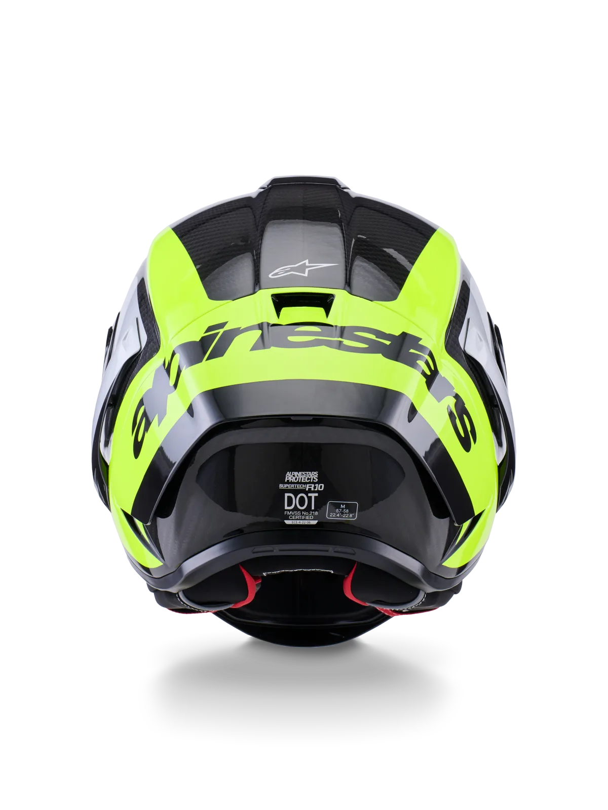 Каска Alpinestars Supertech R10 Arius Blk Silver Yellow Fluo Glossy