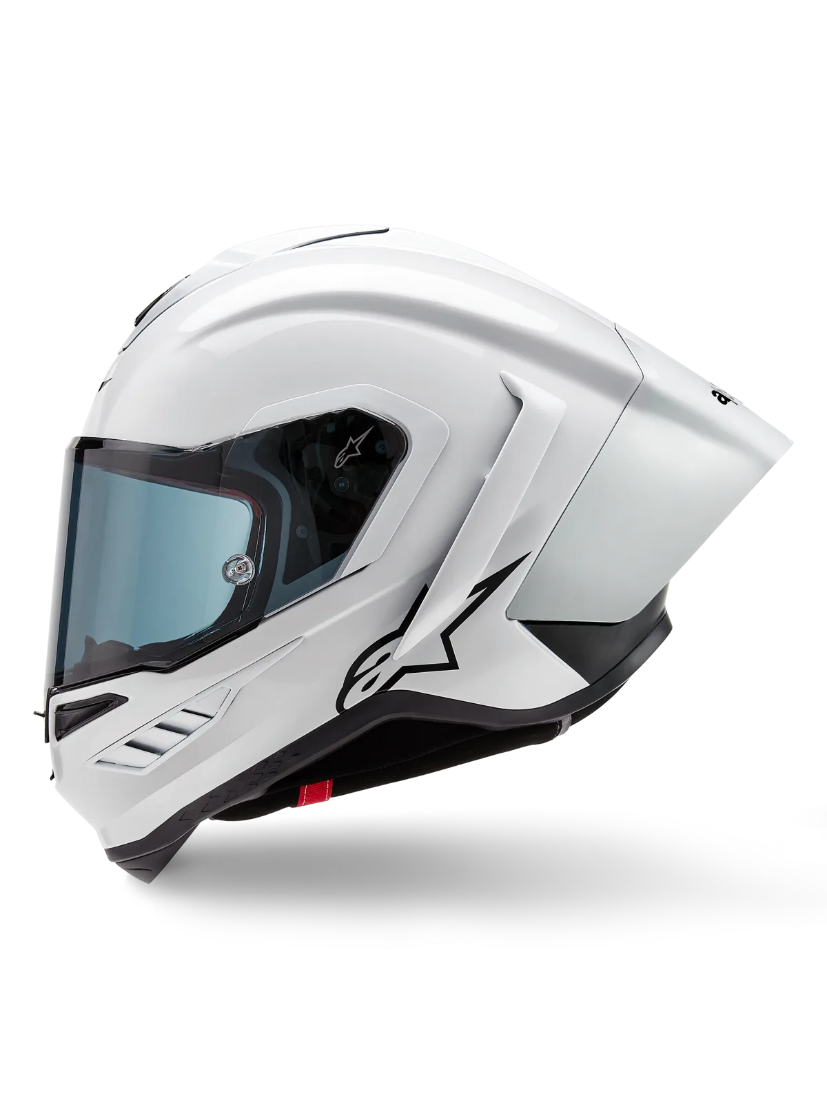Каска Alpinestars Supertech R10 Solid White Glossy Black Matt