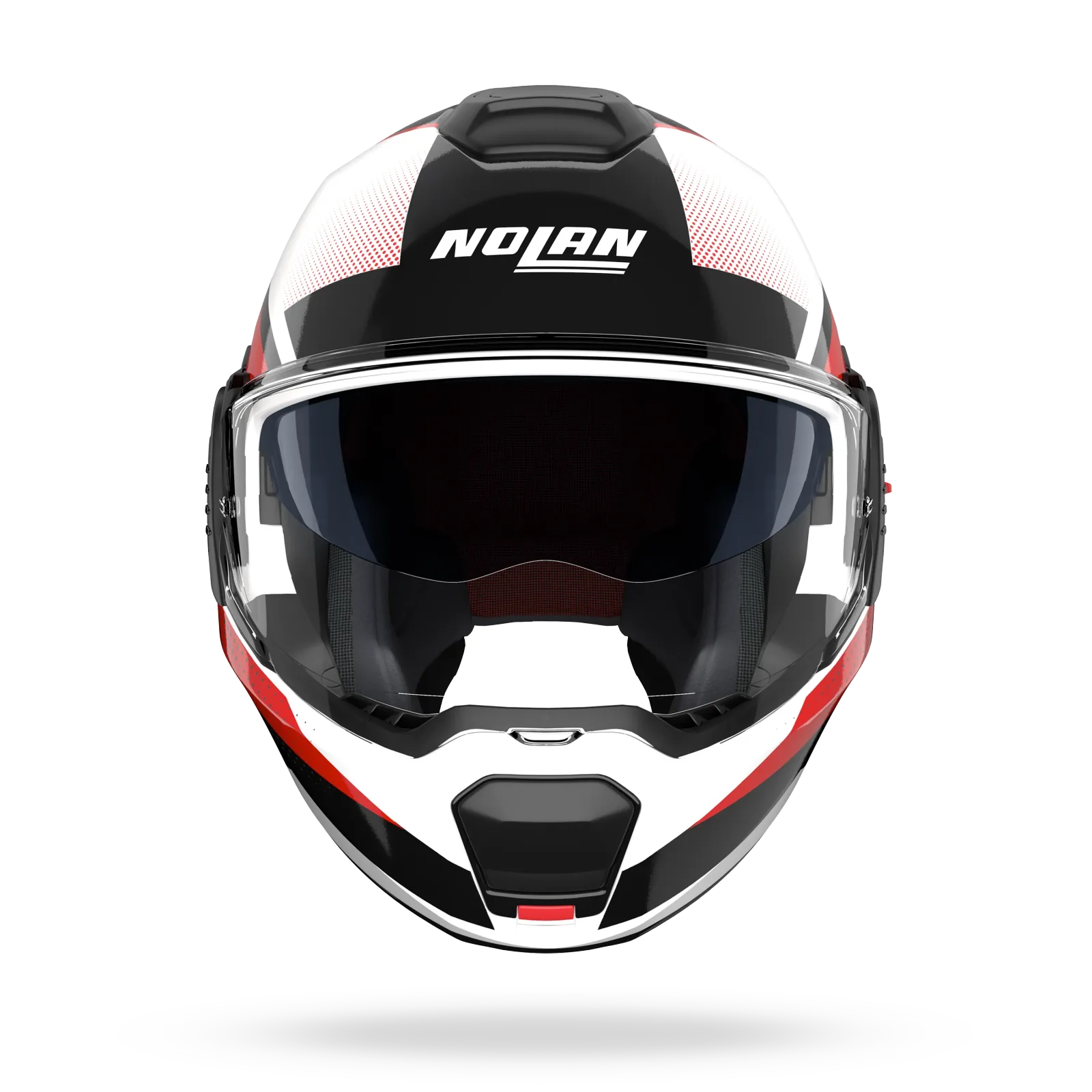 Каска Nolan N120-1 Ciclone 363 Metal White Black Red
