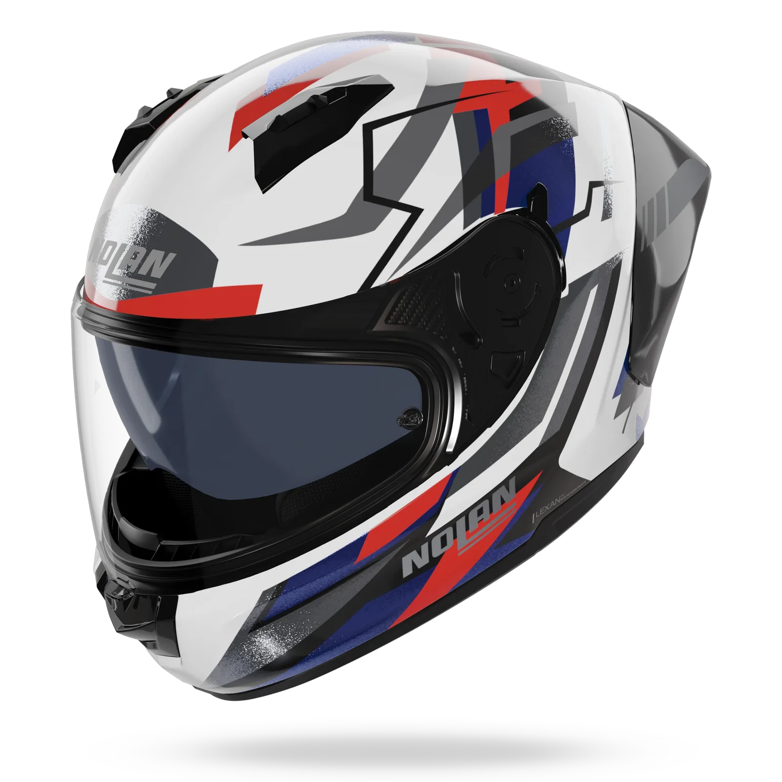 Каска Nolan N60-6 Sport Corsa 355 Metal White Blue Red