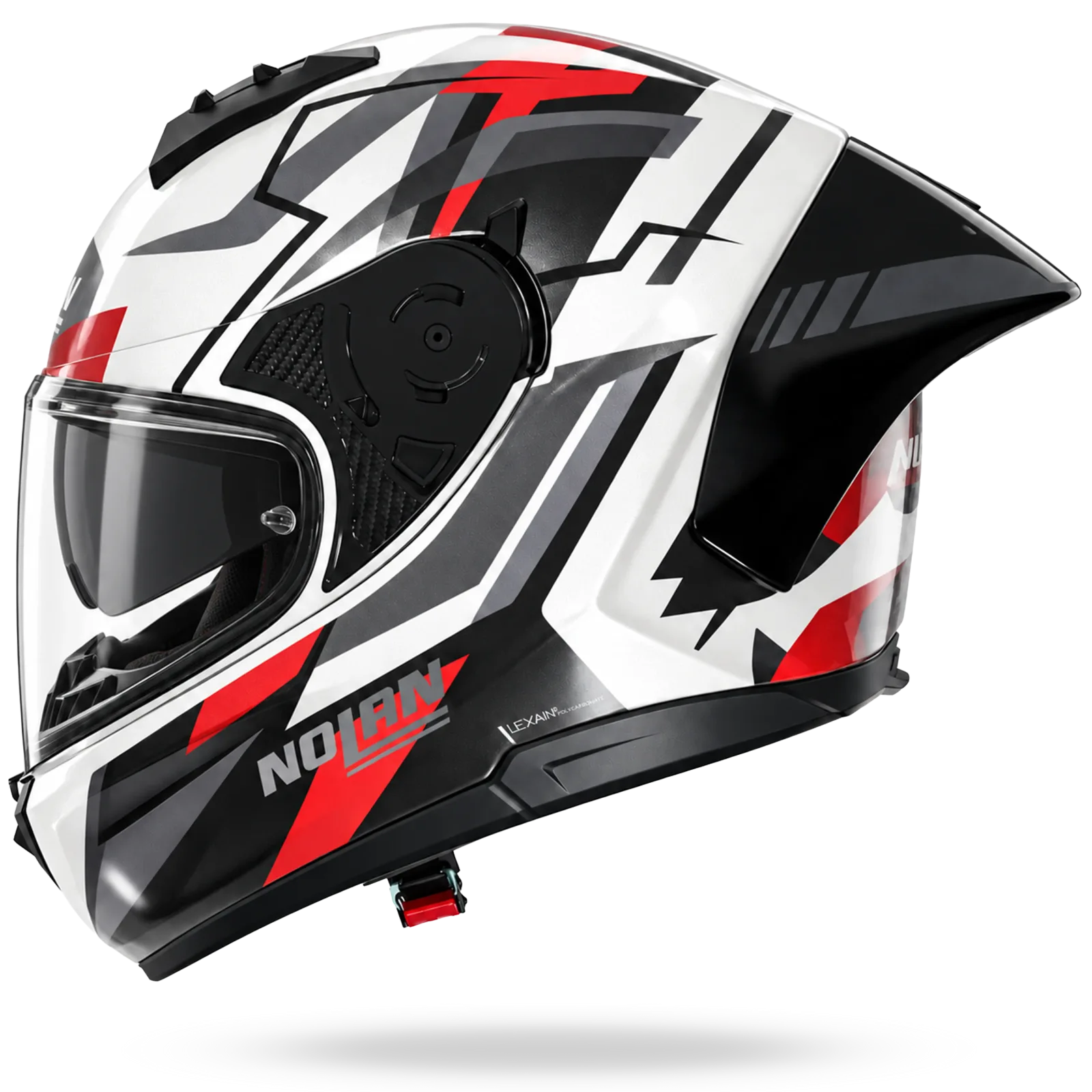 Каска Nolan N60-6 Sport Corsa 356 Metal White Black Red