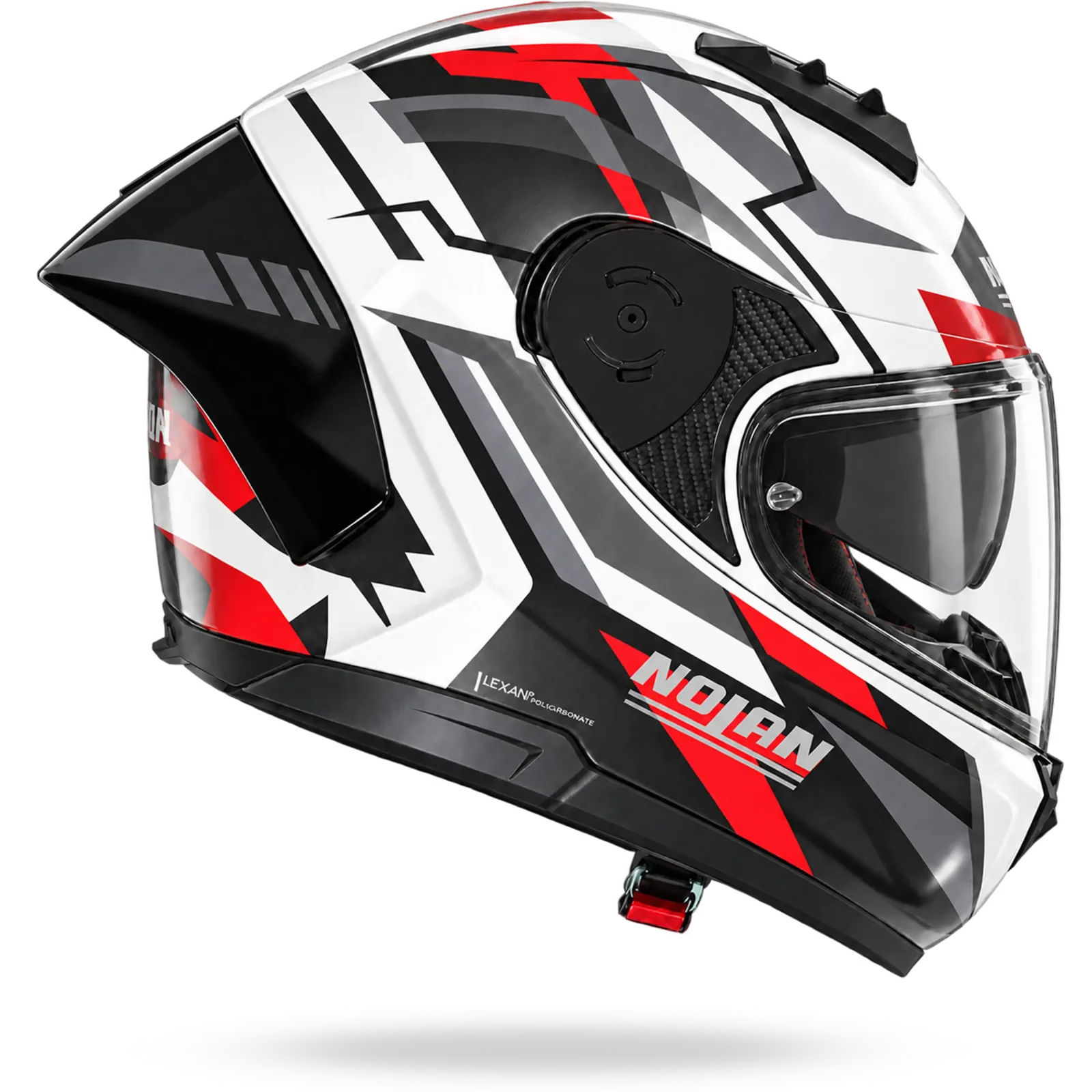 Каска Nolan N60-6 Sport Corsa 356 Metal White Black Red