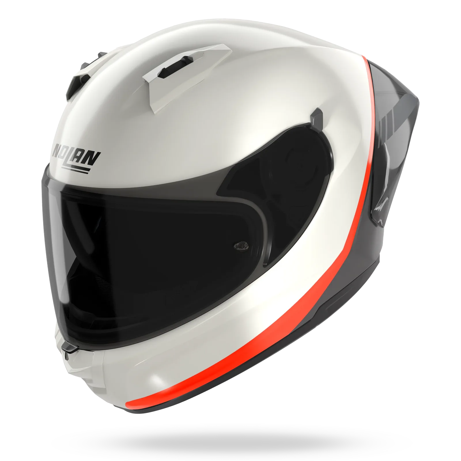 Каска Nolan N60-6 Sport Verniciatura Speciale 347 White Black Orange