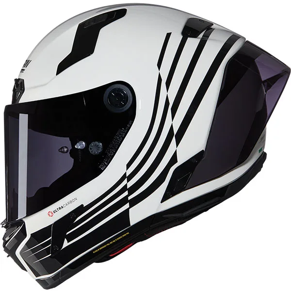 Каска Nolan X-804 RS Ultra Carbon Ala 344 White Black