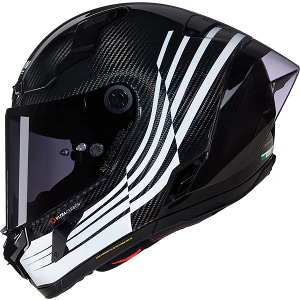 Каска Nolan X-804 RS Ultra Carbon Ala 345 Black White
