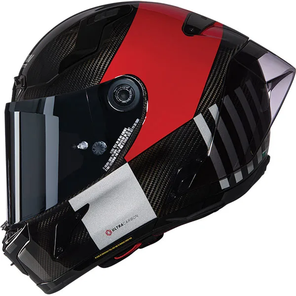 Каска Nolan X-804 RS Ultra Carbon Combo Gara 351 Black Gray Red