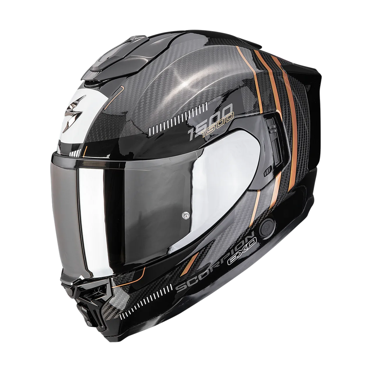 Каска Scorpion EXO-1500 Carbon Air Zity Black/Copper