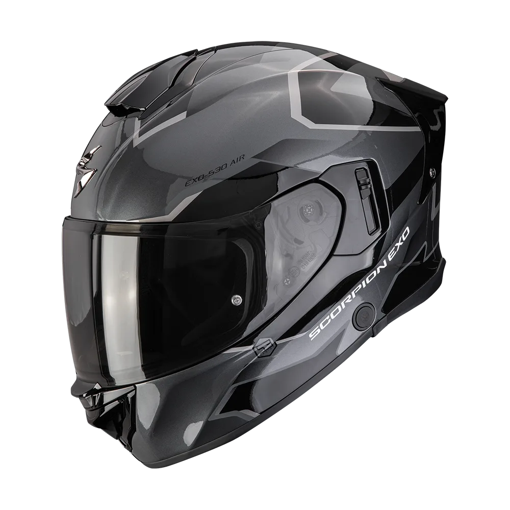 Каска Scorpion EXO-530 AIR CLIP Silver/Black
