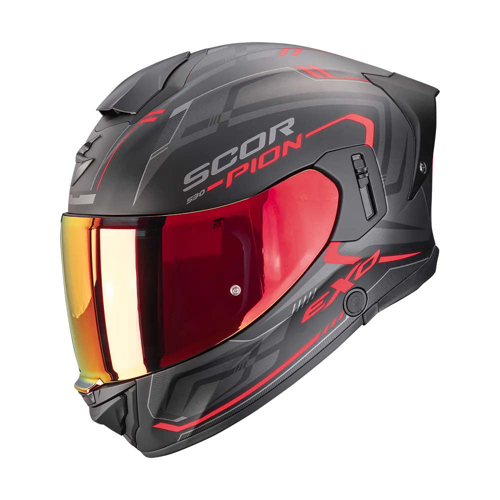 Каска Scorpion EXO-530 AIR SLOPE Matt Black/Red