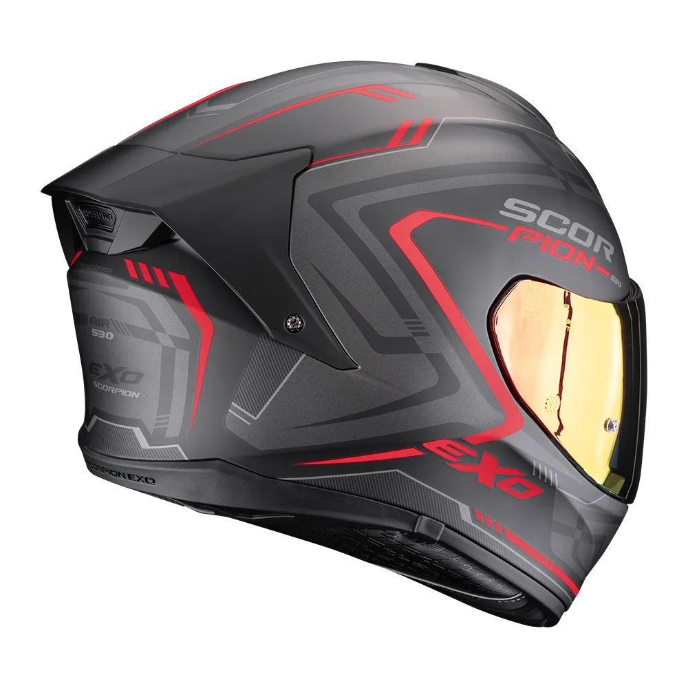 Каска Scorpion EXO-530 AIR SLOPE Matt Black/Red