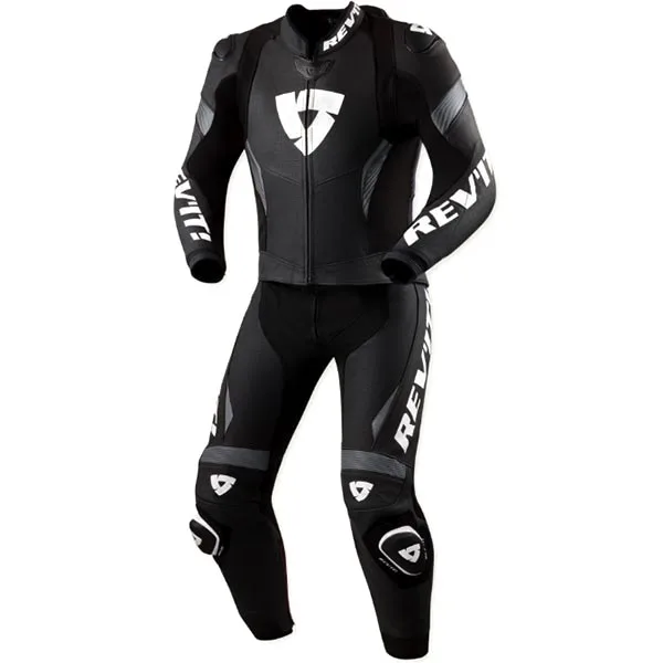 Кожен екип от две части Rev'it Argon 3 Black White